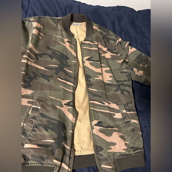 Zara MAN army camo light jacket size Medium - Picture 3 of 5